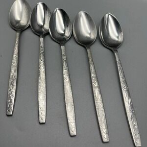 Stanley Roberts Malaga abstract design Stainless steel Flatware 5 spoons